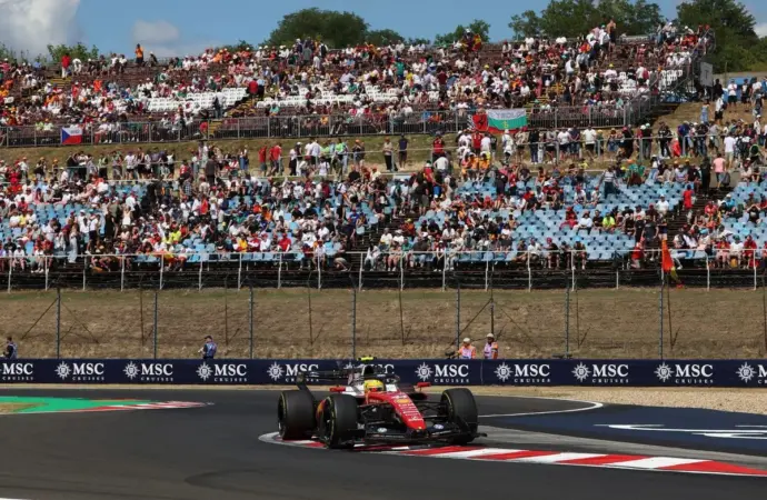 Hadjar assesses Red Bull’s Hungarian Grand Prix prospects against Ferrari