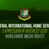 Bangladesh Cricket Board invites bids for media rights, including India series