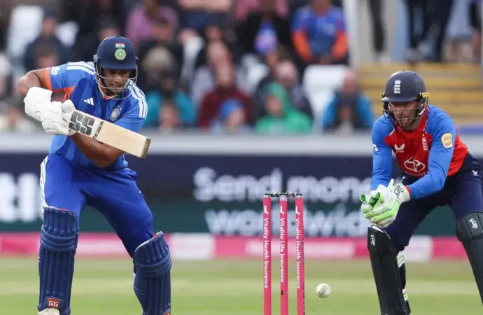 Chester-le-Street: Rain washes out India-England T20I opener after strong Indian batting performance