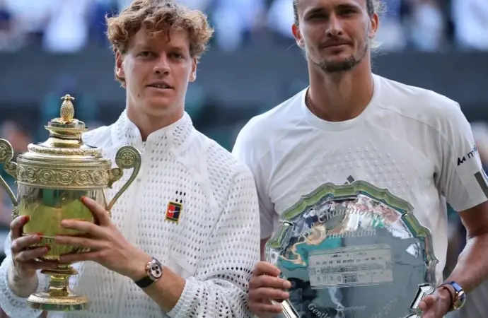 Sinner defends Wimbledon men’s singles title in four-set victory