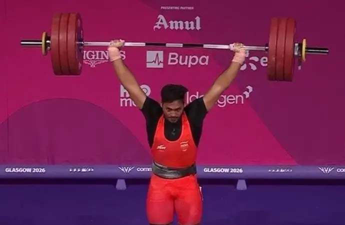 Vizianagaram weightlifter Ajaya Babu clinches silver at Commonwealth Games